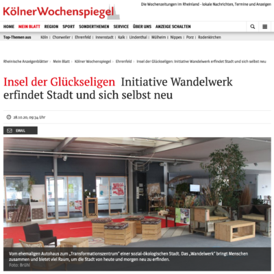 WandelWerk Kölner Wochenspiegel Ehrenfeld