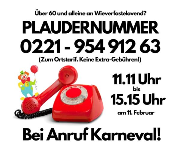 Plaudernummer Weiberfastnacht (2)
